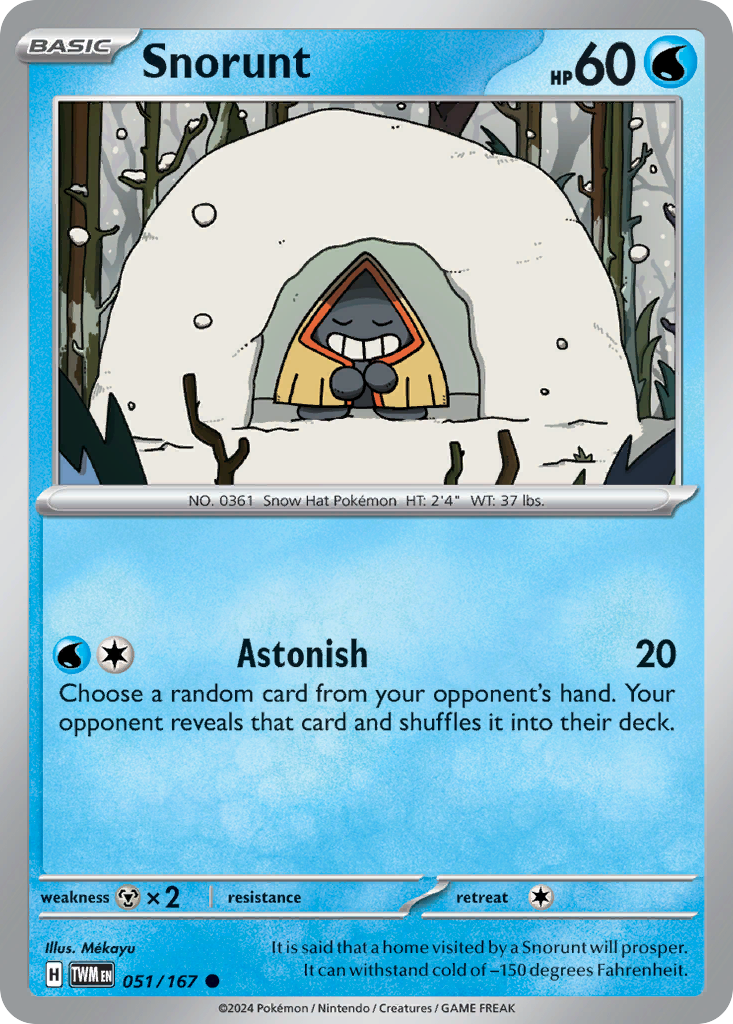 51/167 [TWM] Snorunt - Common