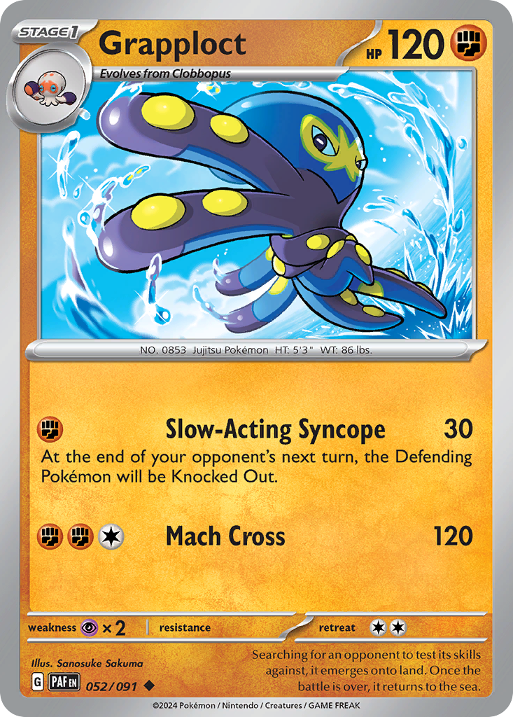 52/91 [SV4PT5] Grapploct - Uncommon