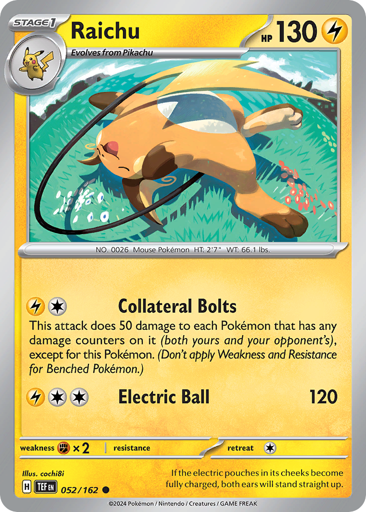 52/162 [TEF] Raichu - Common