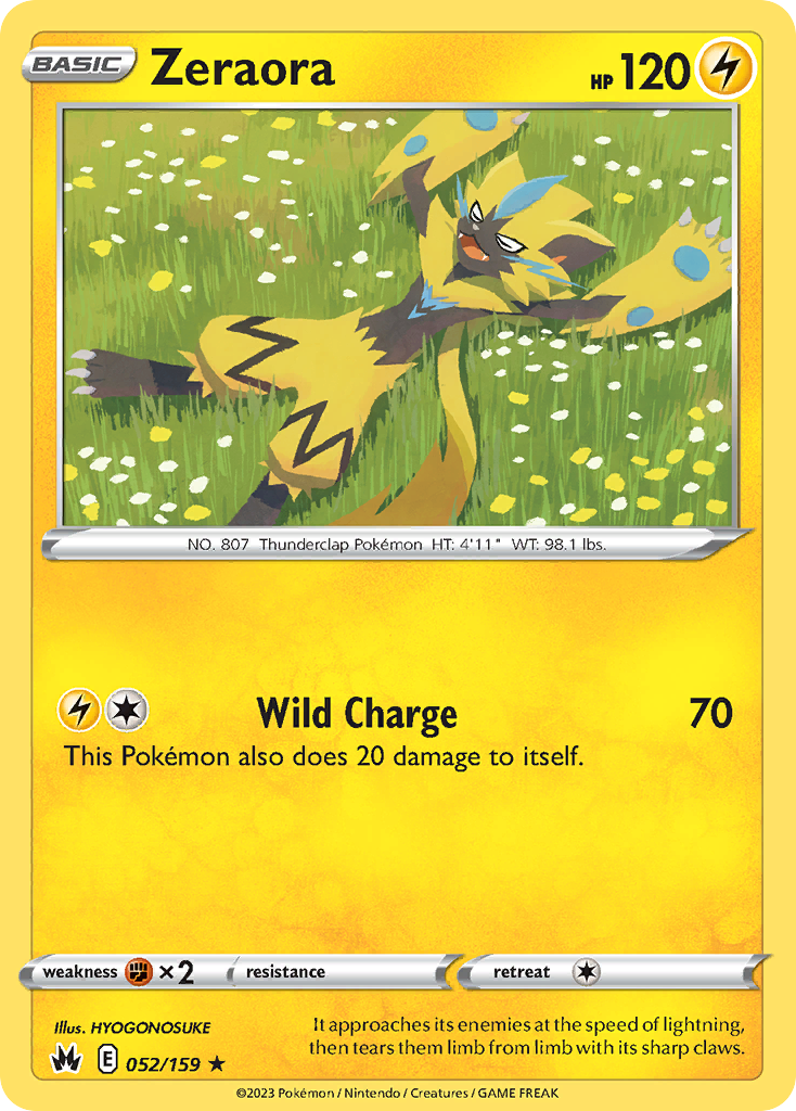 52/159 [CRZ] Zeraora - Rare