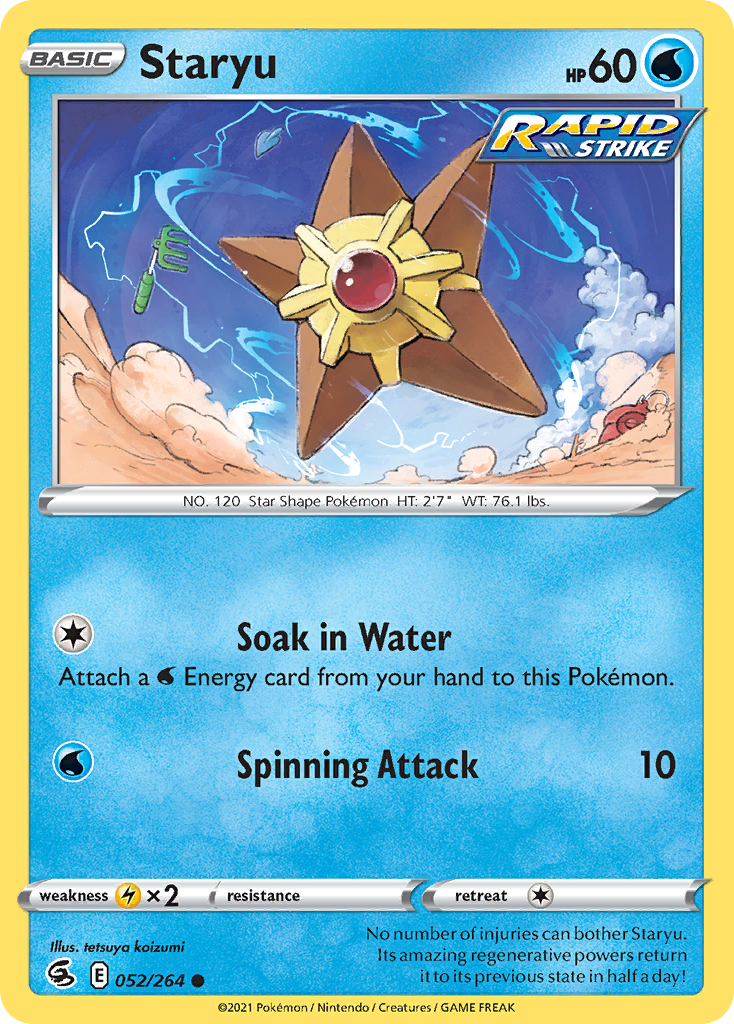 52/264 [FST] Staryu - Common