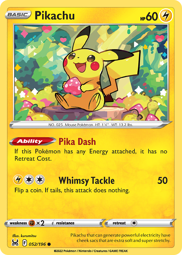 52/196 [LOR] Pikachu - Common