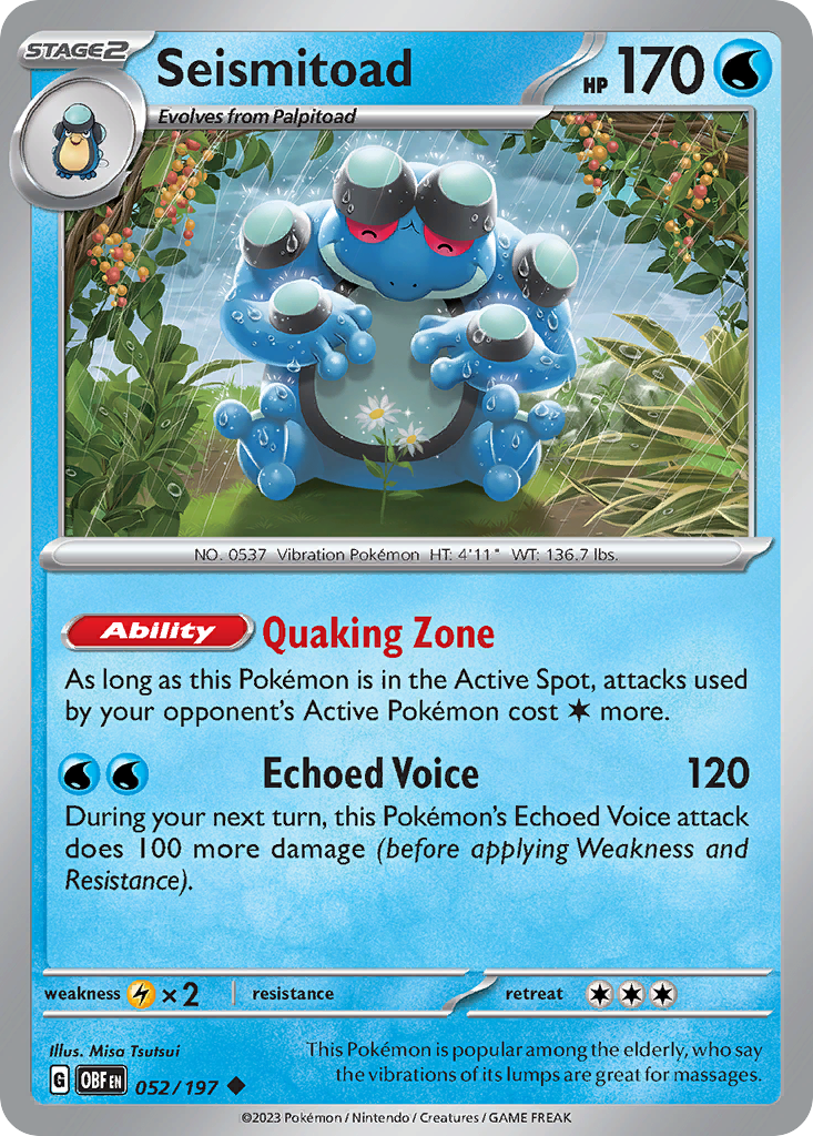 52/197 [SV3] Seismitoad - Uncommon