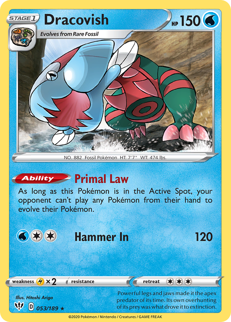53/189 [DAA] Dracovish - Rare Holo