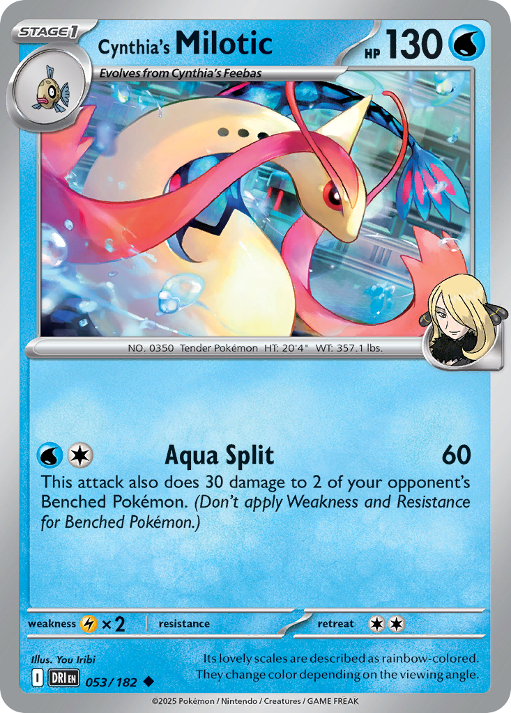 53/182 [DRI] Cynthia's Milotic - Uncommon