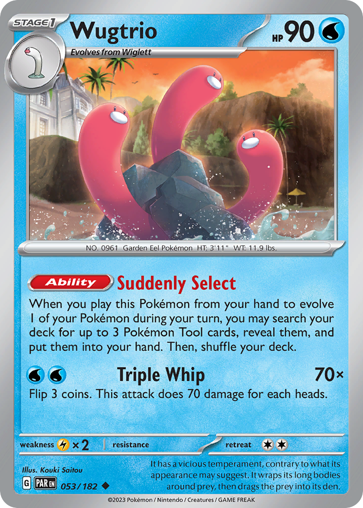 53/182 [SV4] Wugtrio - Uncommon