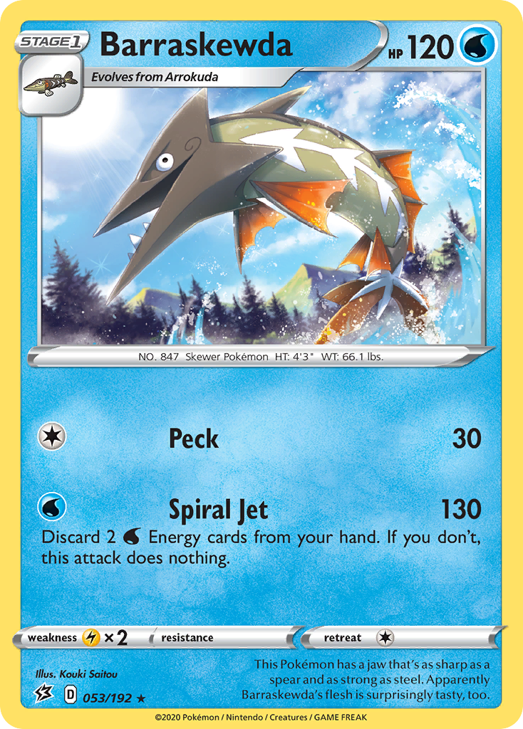 53/192 [RCL] Barraskewda - Rare