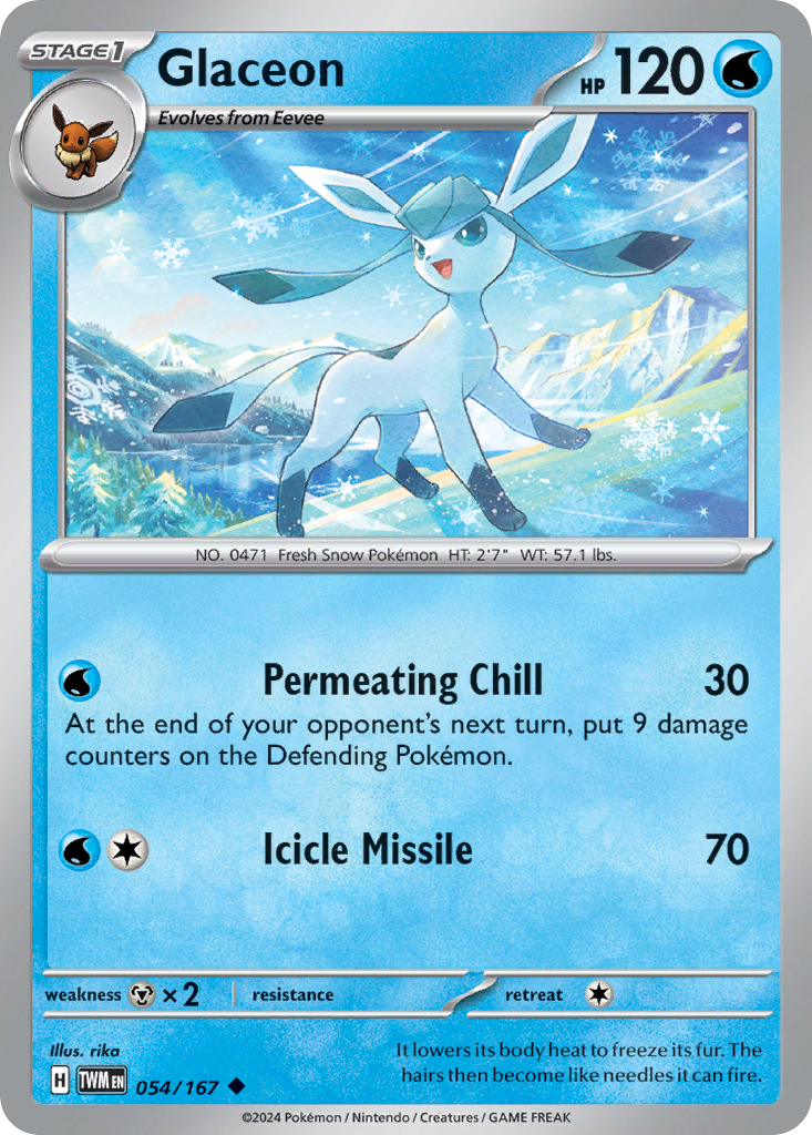 54/167 [TWM] Glaceon - Uncommon