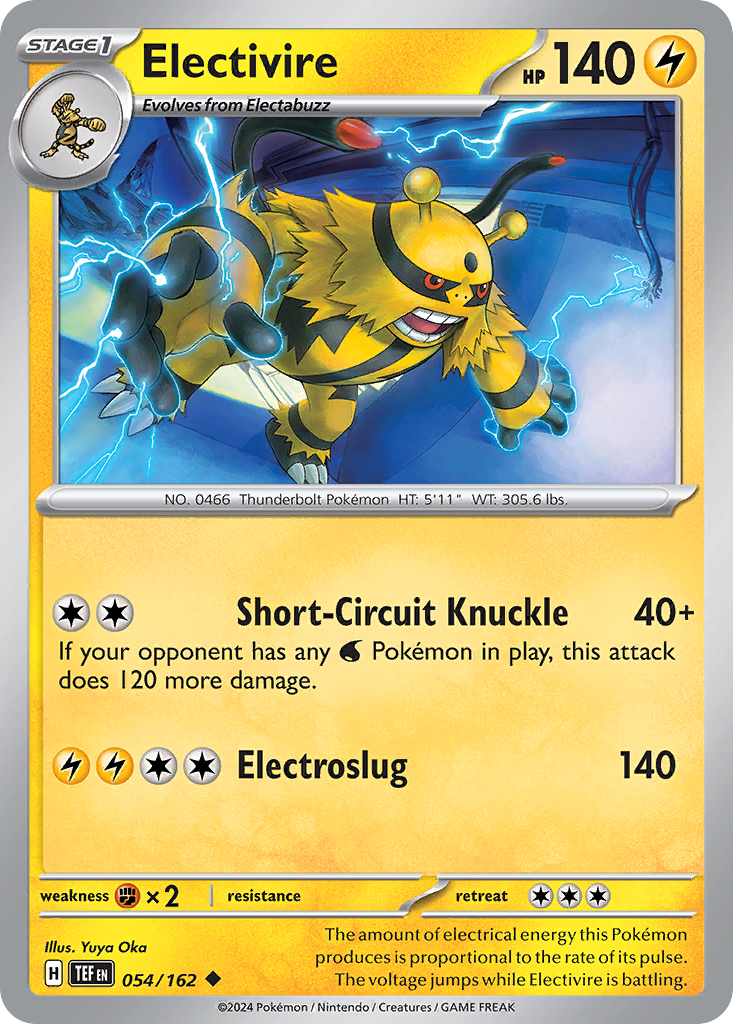 54/162 [TEF] Electivire - Uncommon