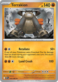 54/86 [WHT] Terrakion - Rare