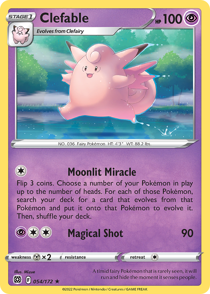 54/172 [BRS] Clefable - Rare