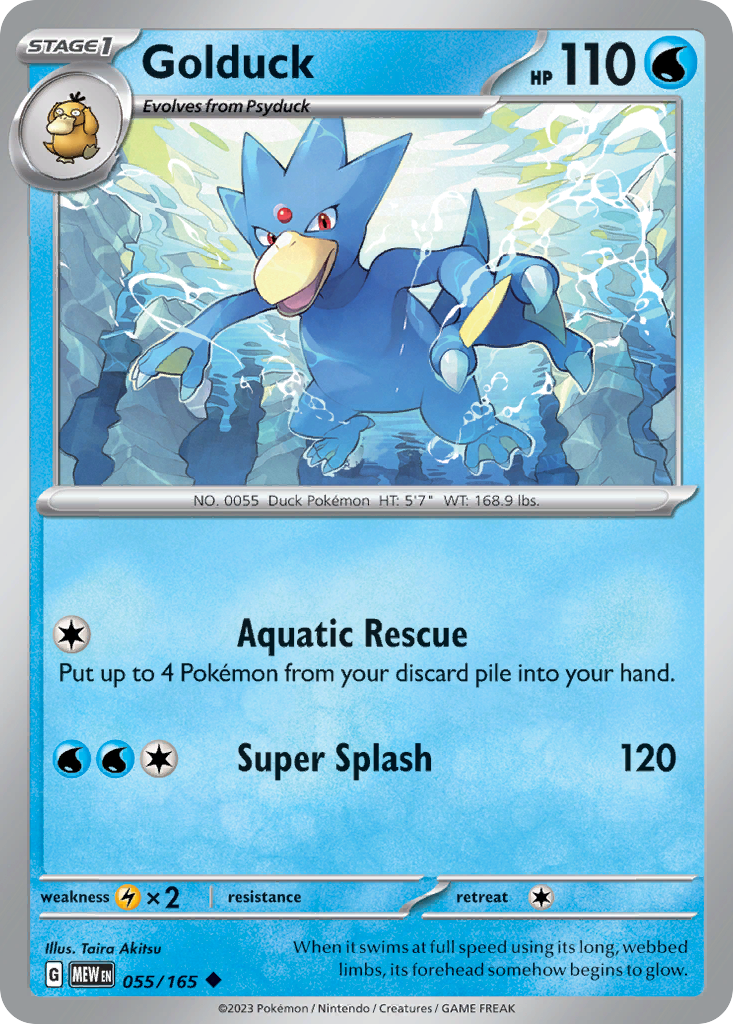 55/165 [SV3PT5] Golduck - Uncommon