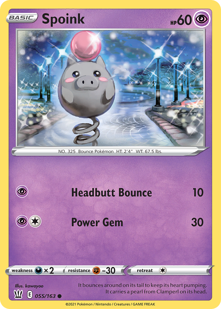 55/163 [BST] Spoink - Common