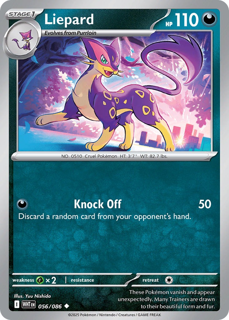 56/86 [WHT] Liepard - Uncommon
