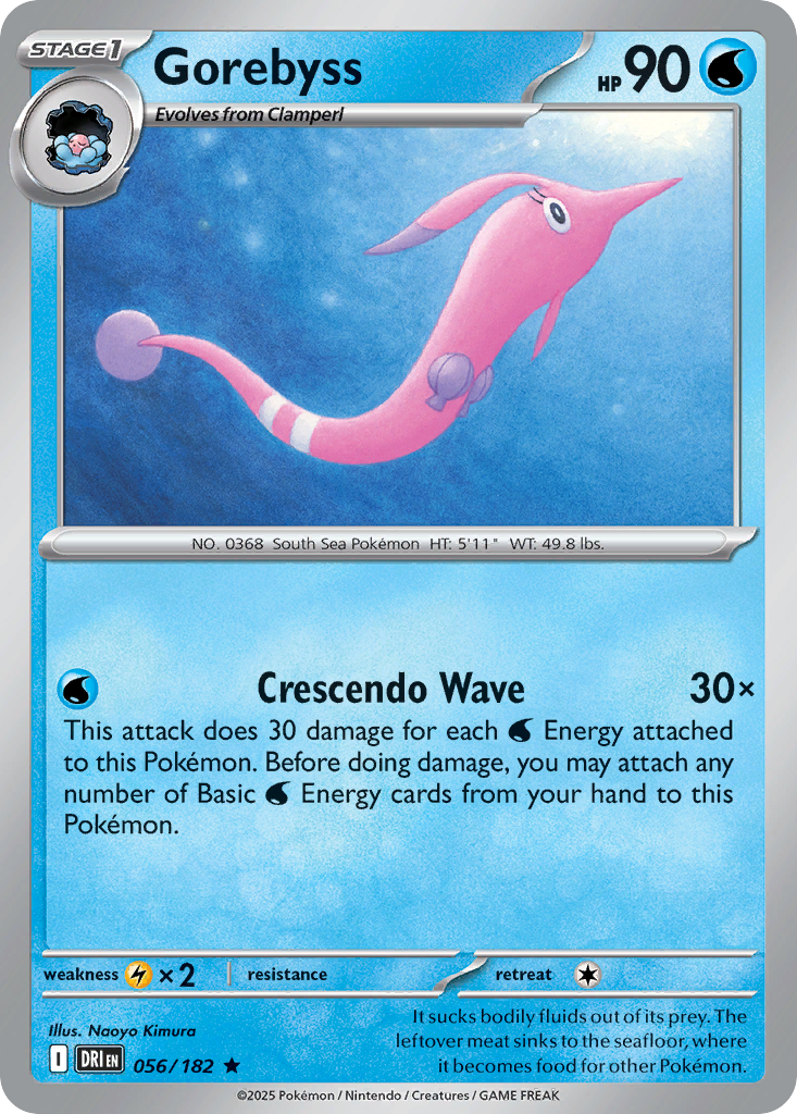 56/182 [DRI] Gorebyss - Rare