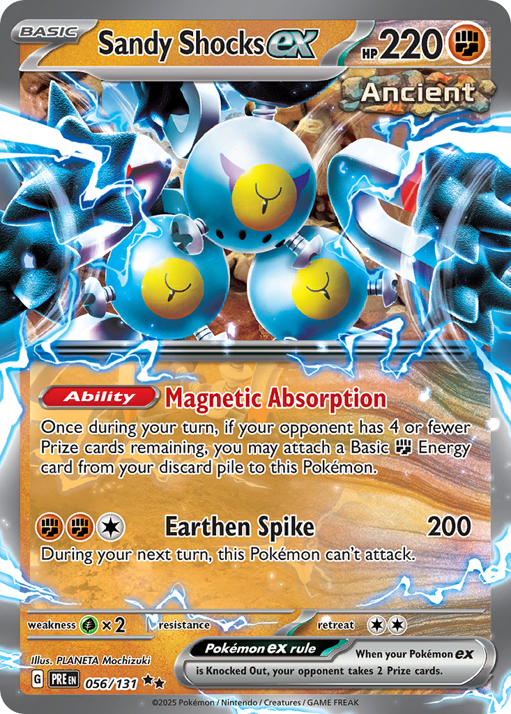 56/131 [PRE] Sandy Shocks ex - Double Rare