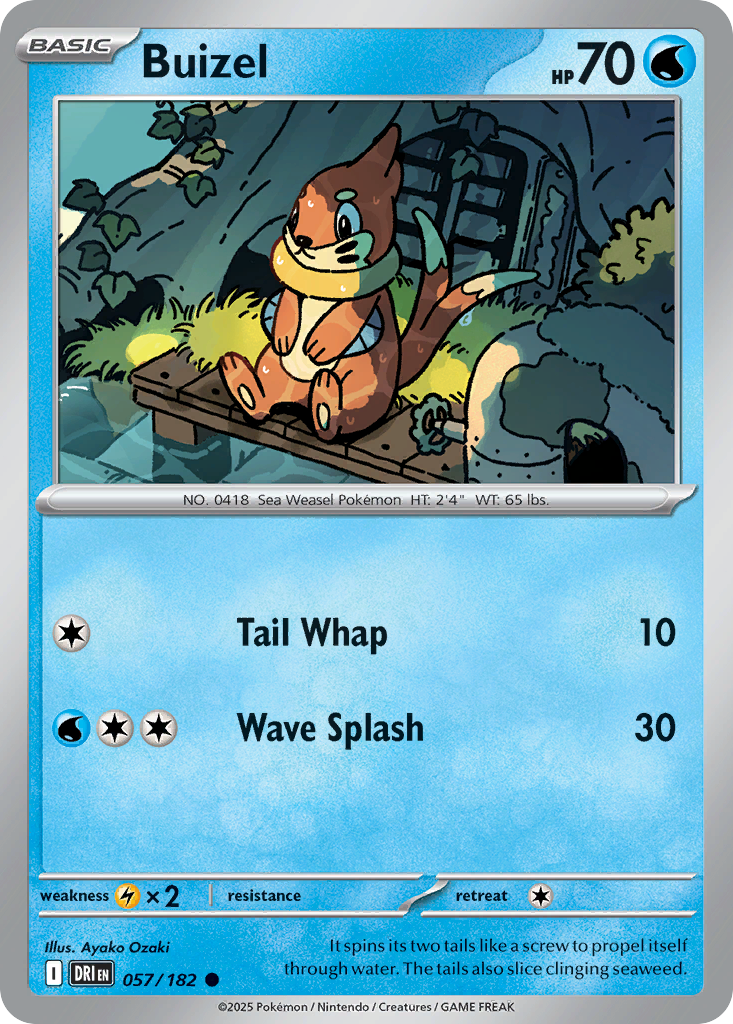 57/182 [DRI] Buizel - Common