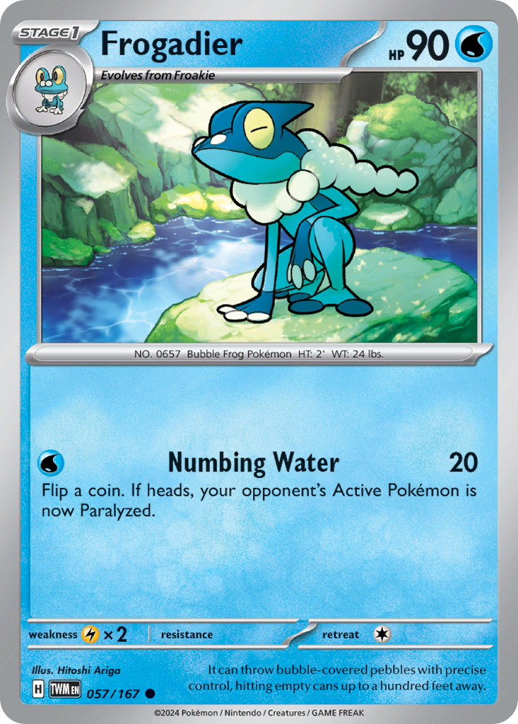 57/167 [TWM] Frogadier - Common