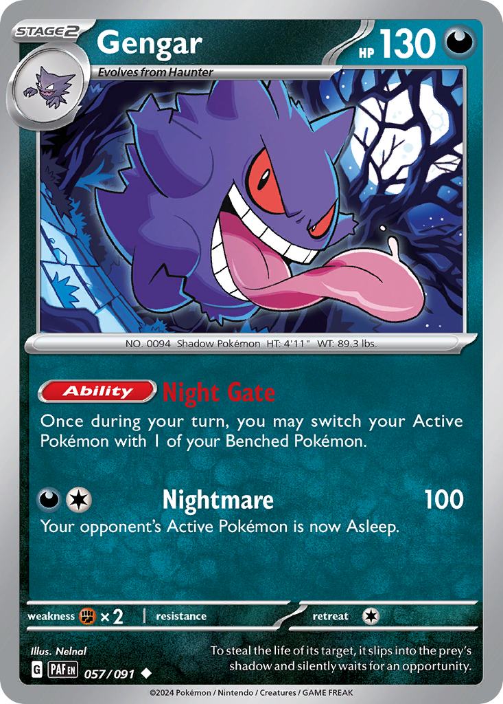 57/91 [SV4PT5] Gengar - Uncommon