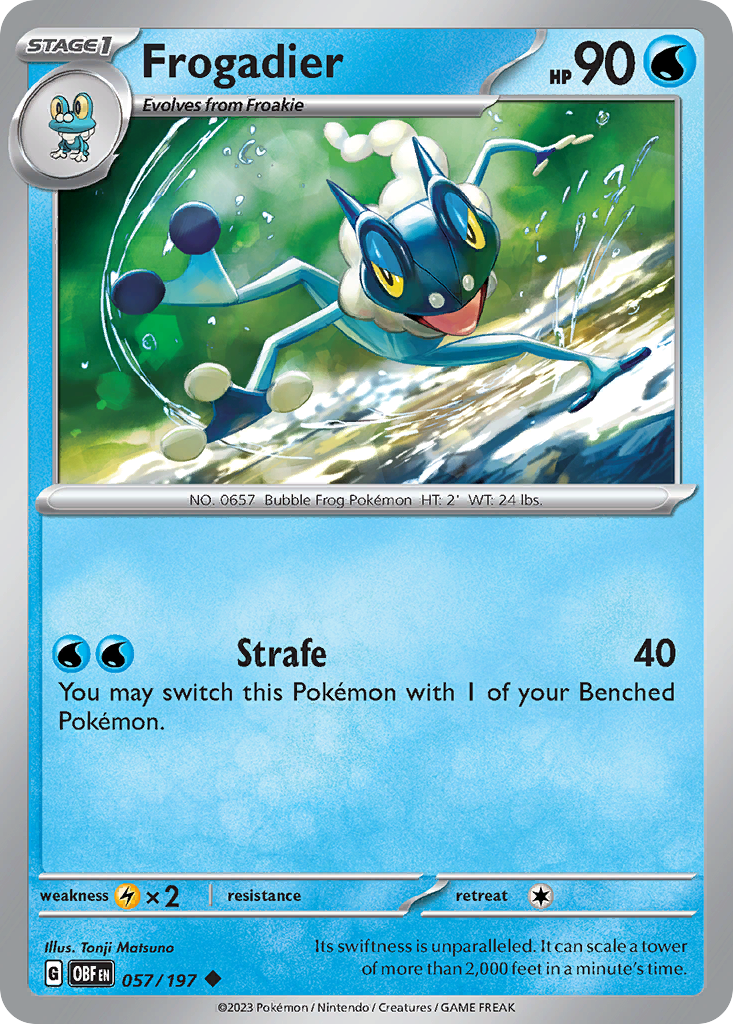 57/197 [SV3] Frogadier - Uncommon