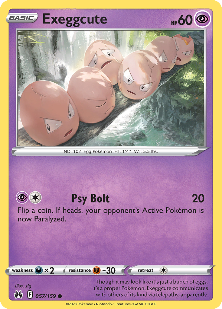 57/159 [CRZ] Exeggcute - Common