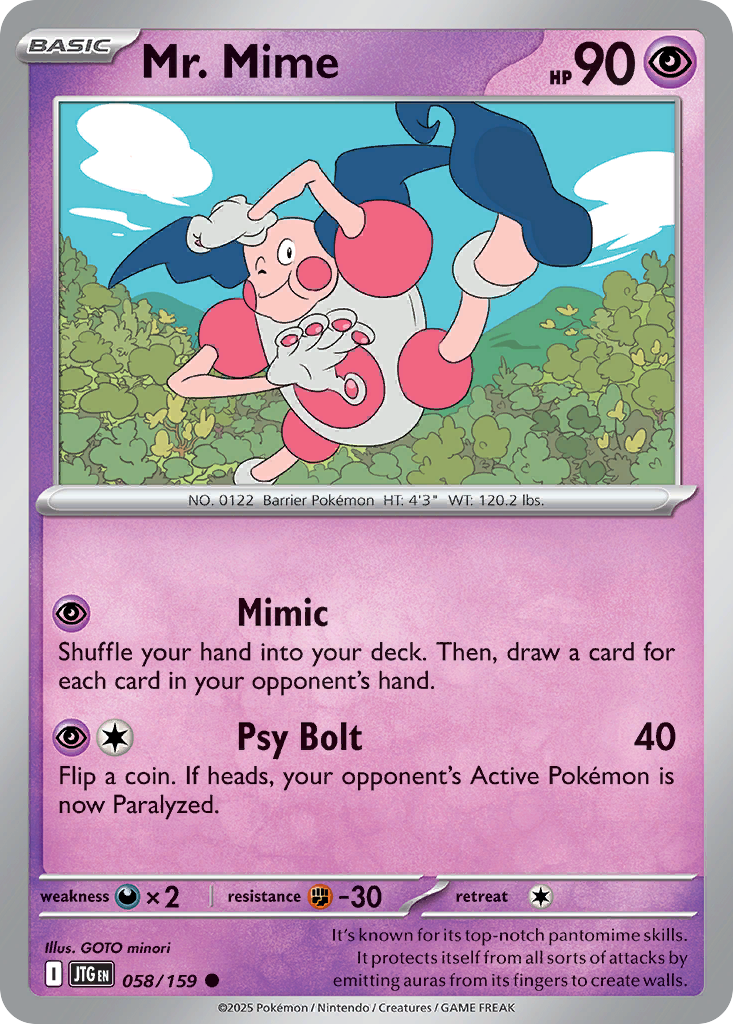 58/159 [JTG] Mr. Mime - Common