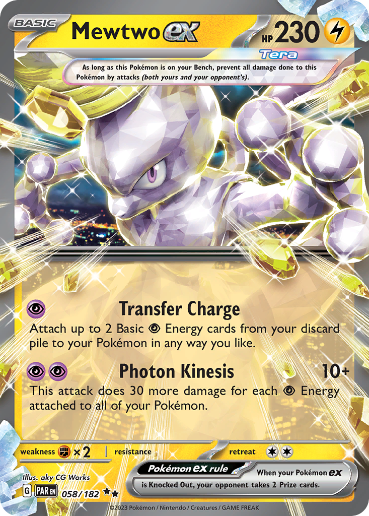 58/182 [SV4] Mewtwo ex - Double Rare