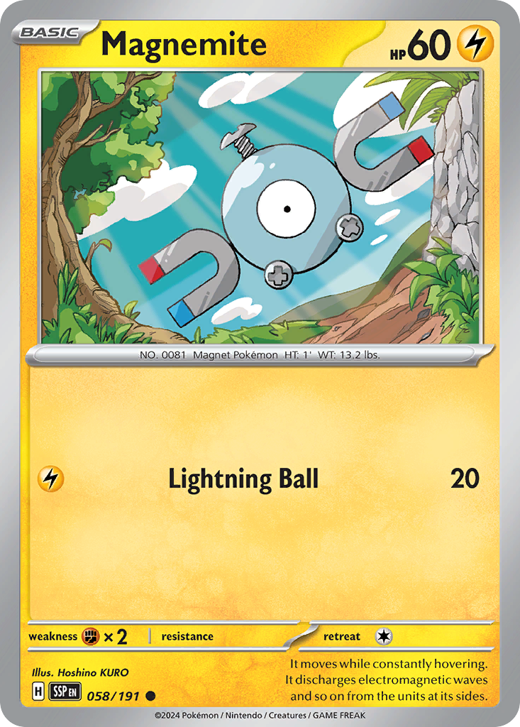 58/191 [SSP] Magnemite - Common