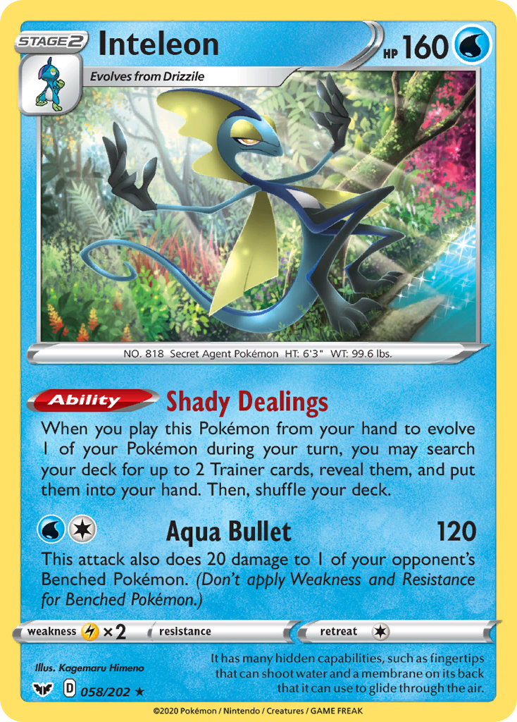 58/202 [SSH] Inteleon - Rare Holo
