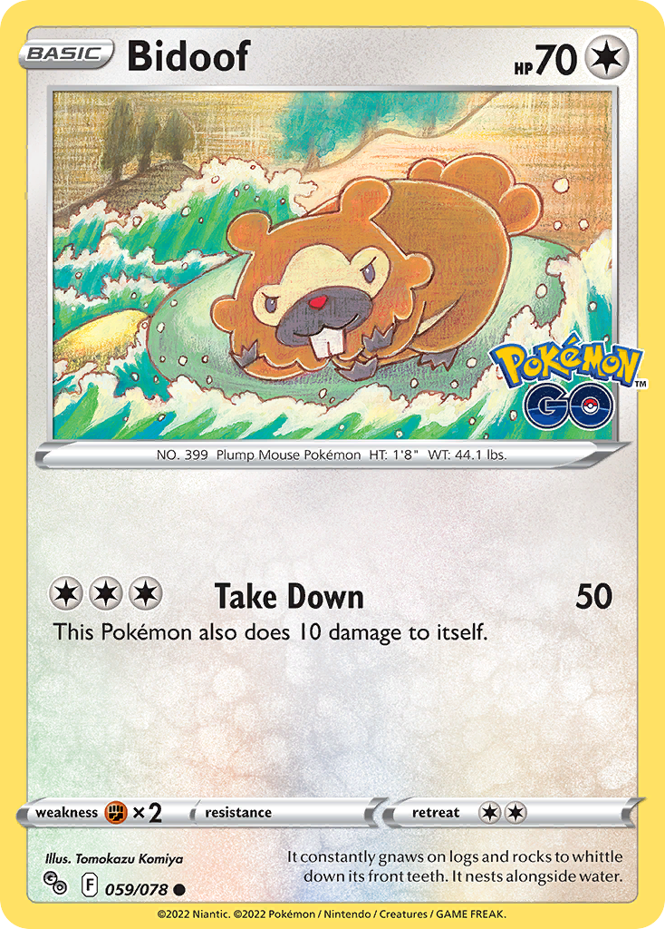 59/78 [PGO] Bidoof - Common