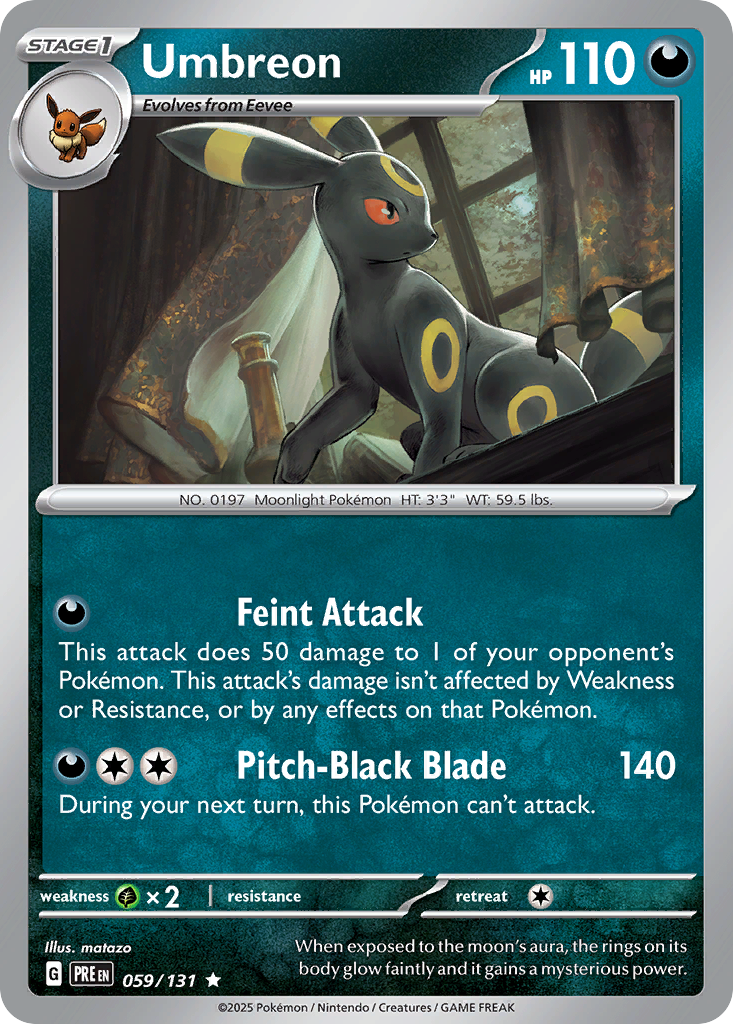 59/131 [PRE] Umbreon - Rare