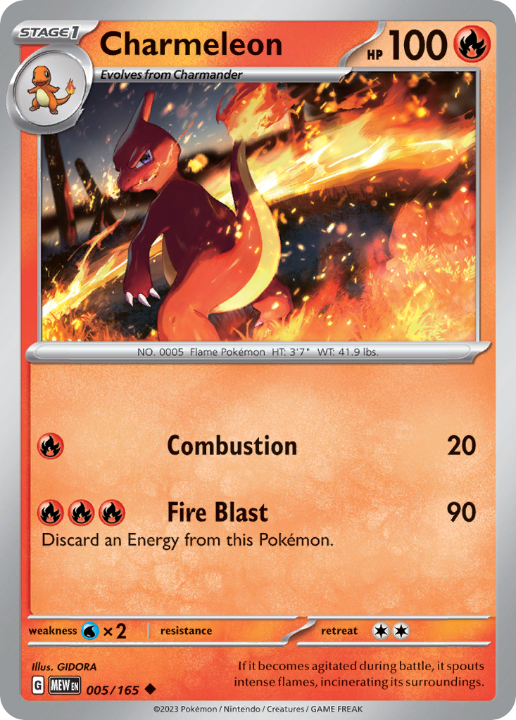 5/165 [SV3PT5] Charmeleon - Uncommon