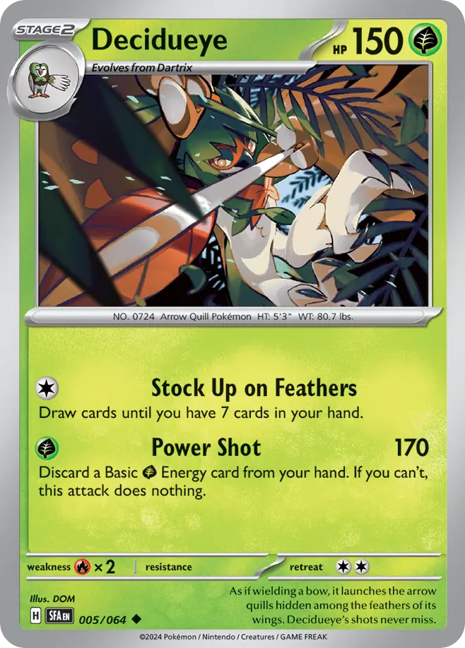 5/64 [SFA] Decidueye - Uncommon