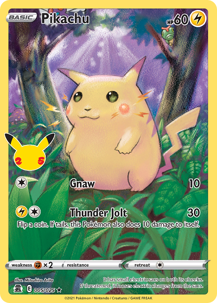 5/25 [CEL] Pikachu - Rare Holo