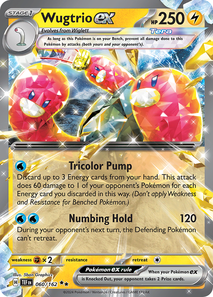 60/162 [TEF] Wugtrio ex - Double Rare