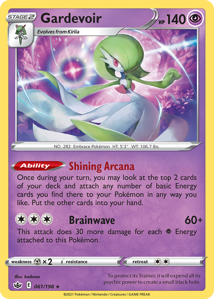 61/198 [CRE] Gardevoir - Rare Holo