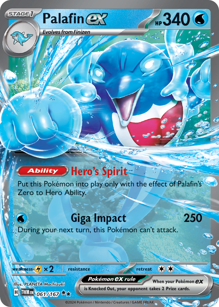 61/167 [TWM] Palafin ex - Double Rare