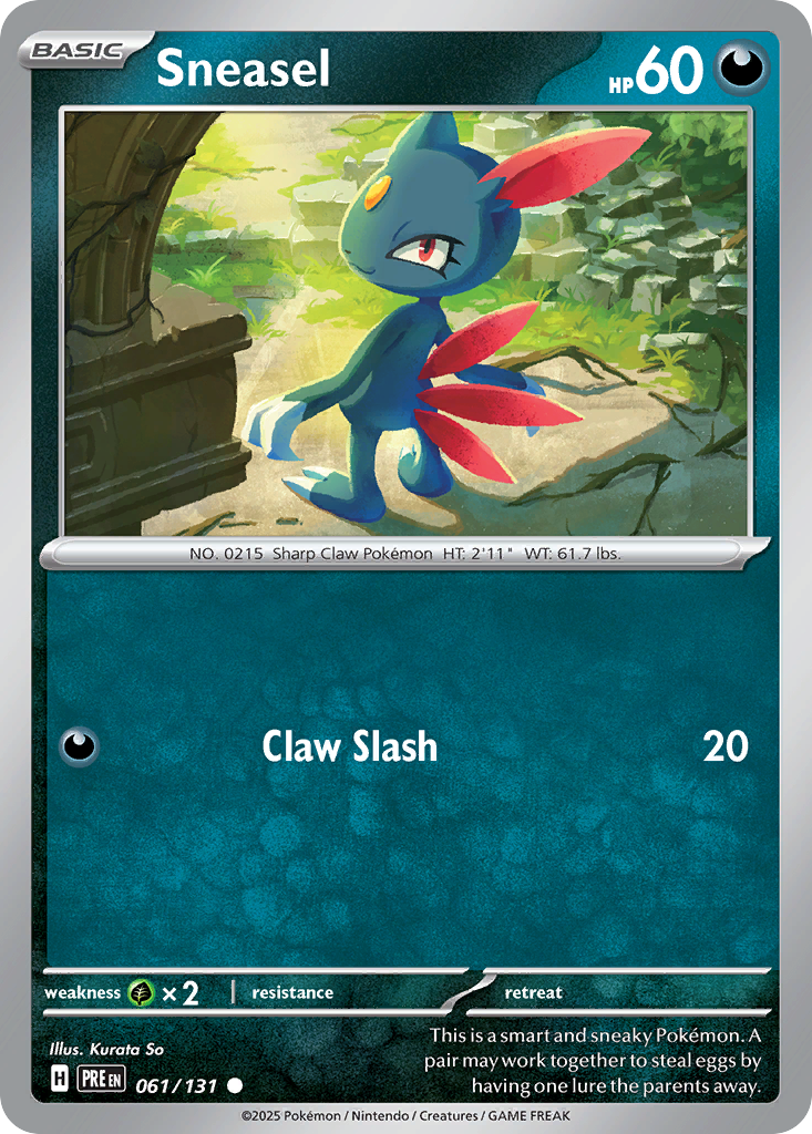 61/131 [PRE] Sneasel - Common