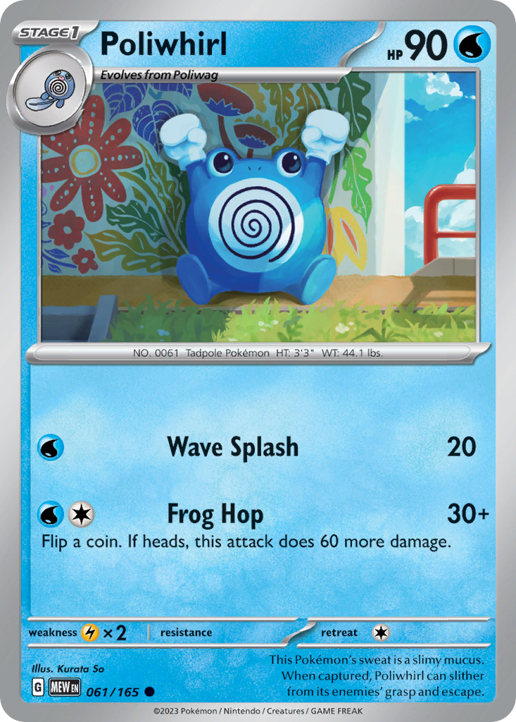 61/165 [SV3PT5] Poliwhirl - Common
