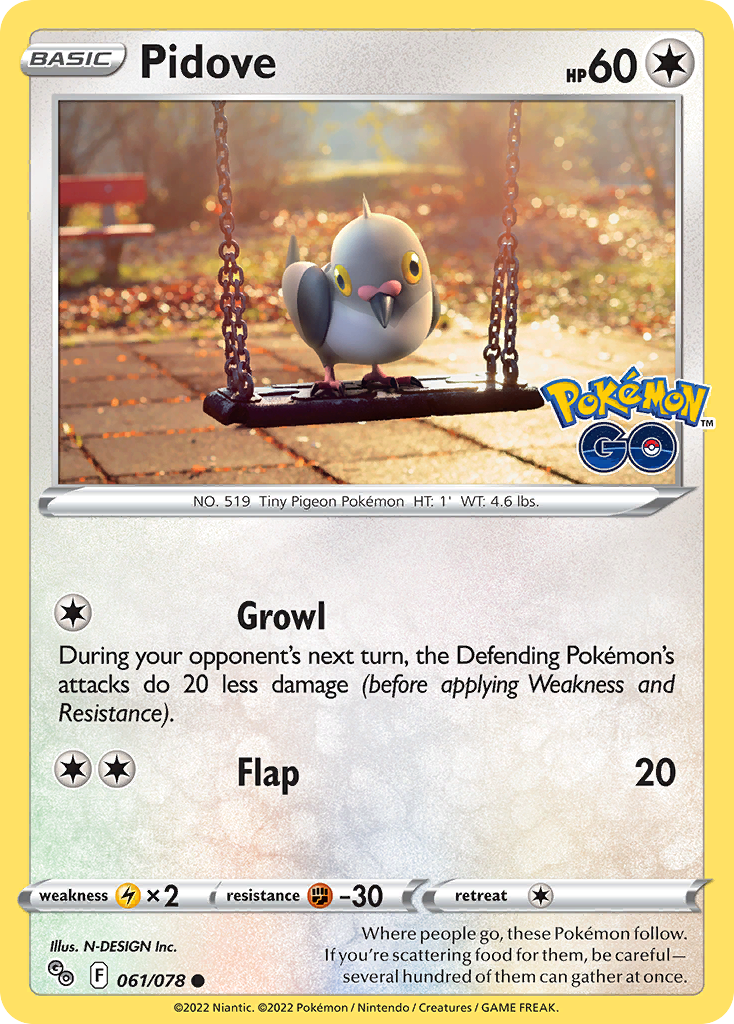 61/78 [PGO] Pidove - Common