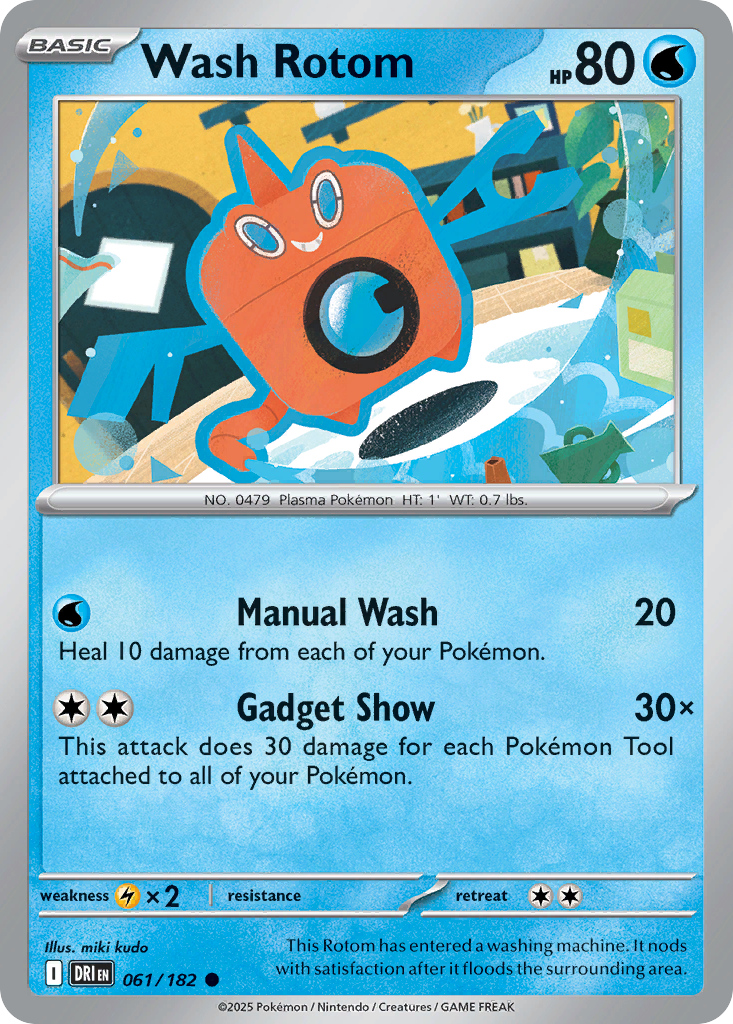 61/182 [DRI] Wash Rotom - Common