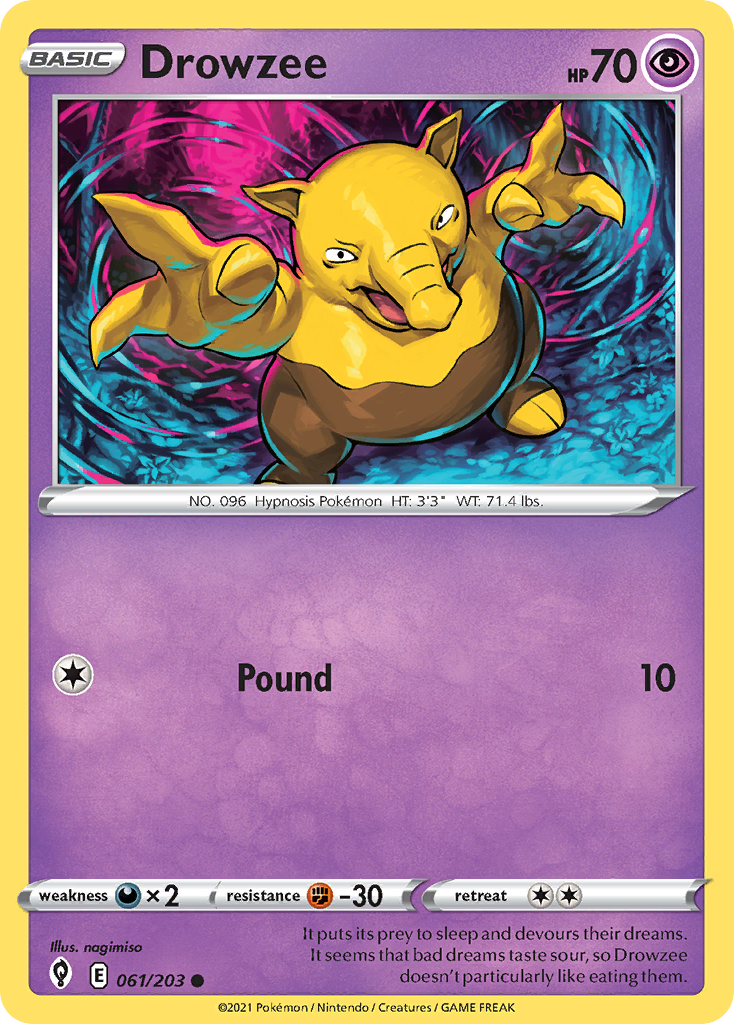 61/203 [EVS] Drowzee - Common