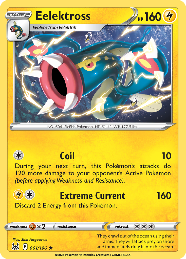 61/196 [LOR] Eelektross - Rare