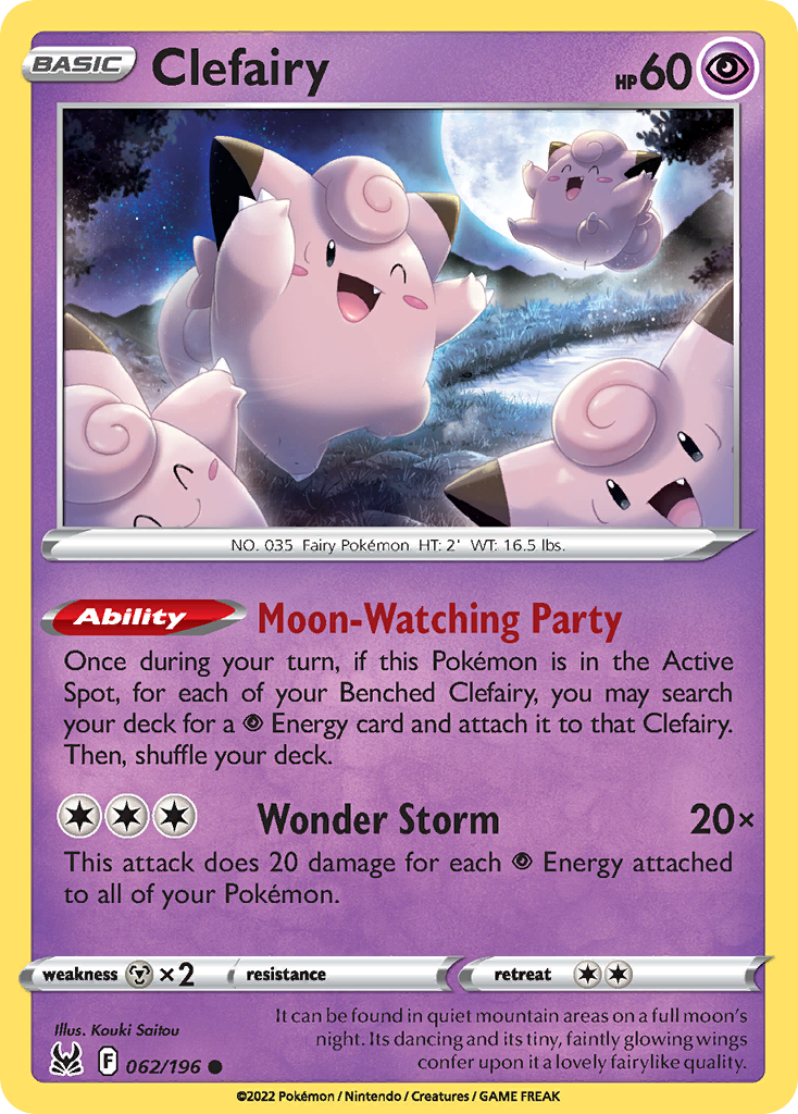 62/196 [LOR] Clefairy - Common