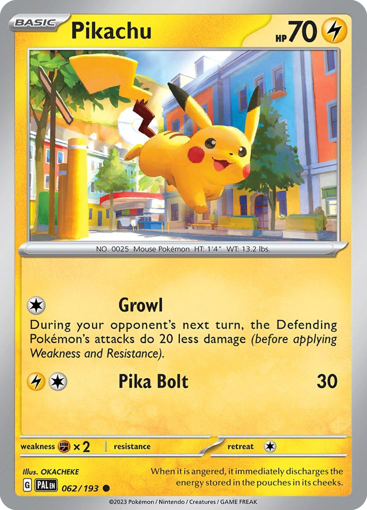 62/193 [SV2] Pikachu - Common