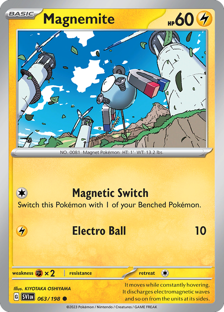 63/198 [SV1] Magnemite - Common