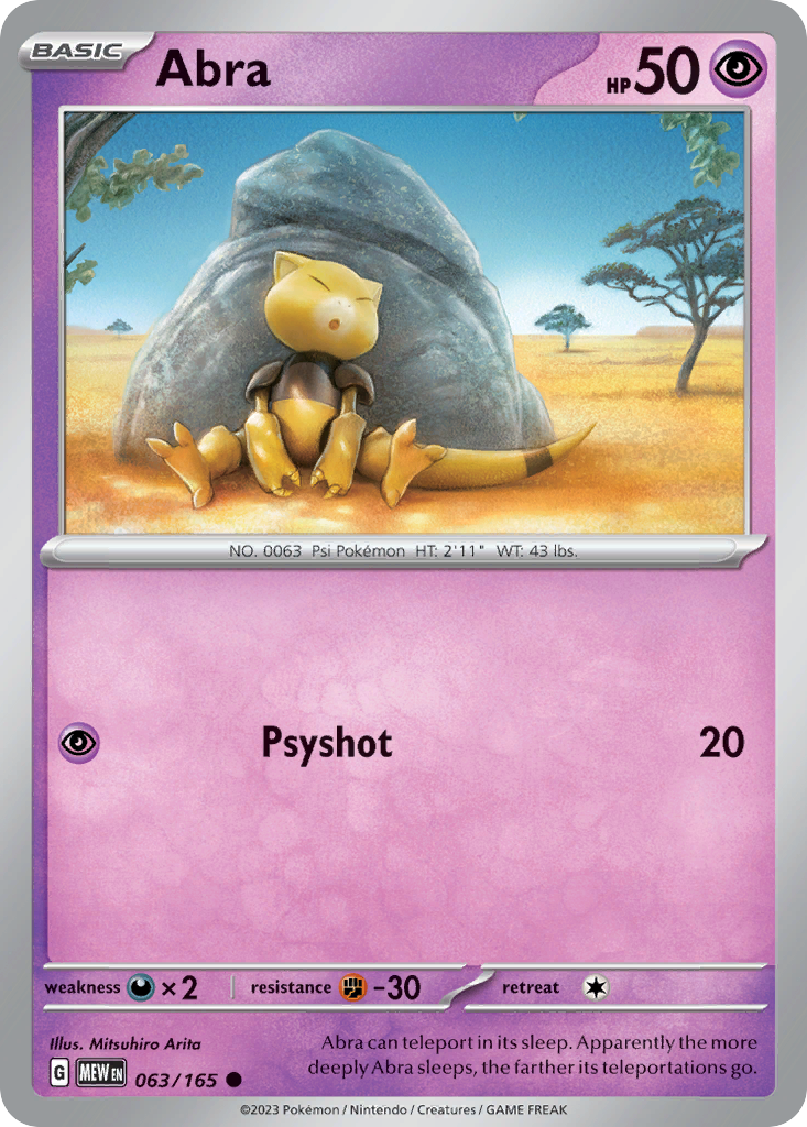 63/165 [SV3PT5] Abra - Common
