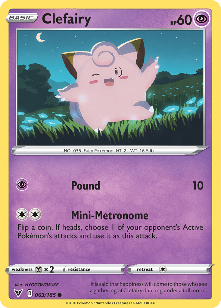 63/185 [VIV] Clefairy - Common
