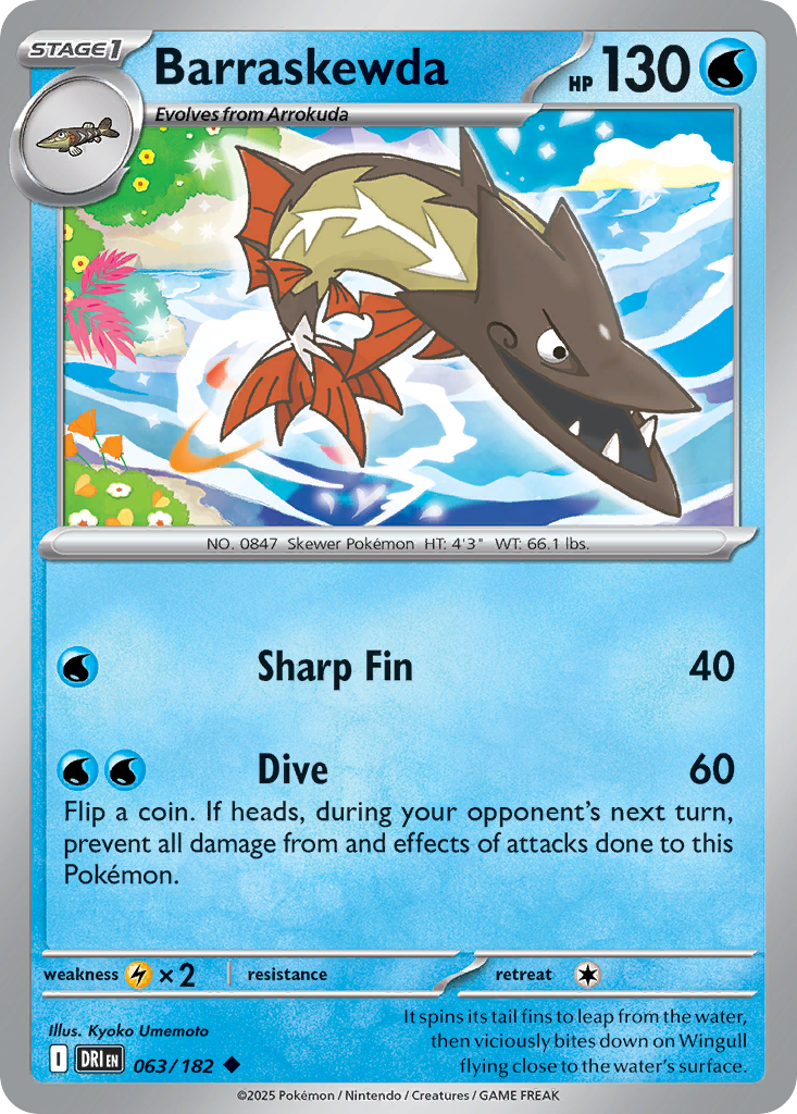 63/182 [DRI] Barraskewda - Uncommon