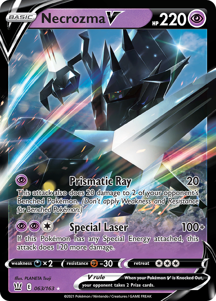 63/163 [BST] Necrozma V - Rare Holo V